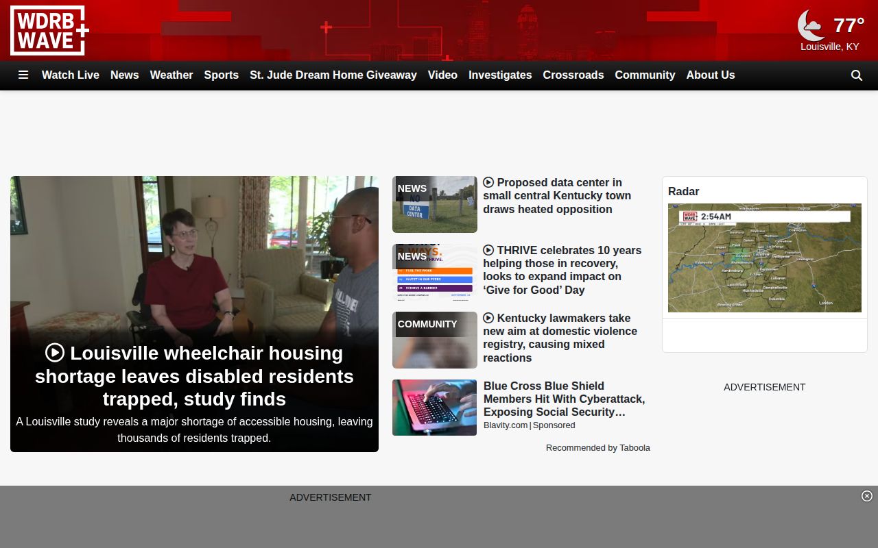 WDRB report documenting historical LMDC booking log fields
