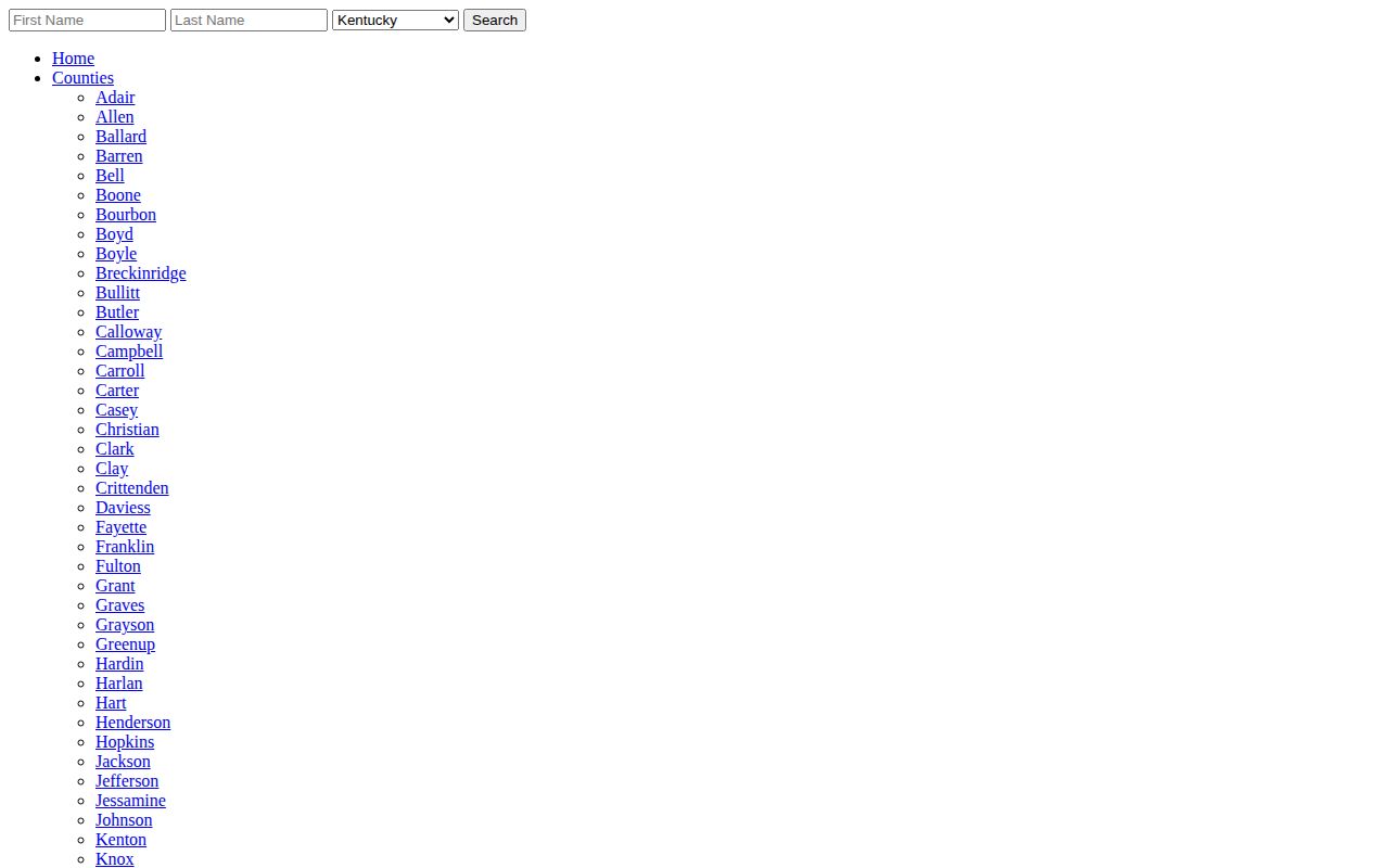 Unofficial Kentucky Arrests Jefferson County multi-day archive page
